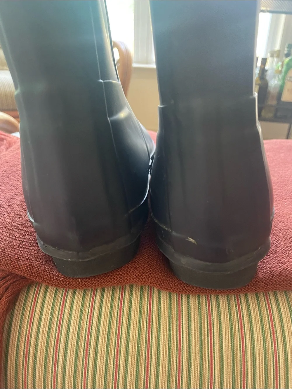 Hunter Black Gloss Tall Rain Boots